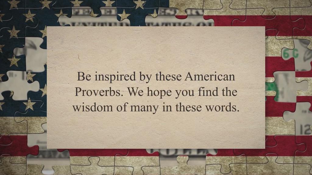 'Video thumbnail for American Proverbs'