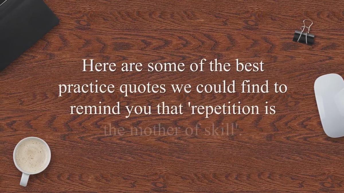 'Video thumbnail for 30 Practice Quotes'