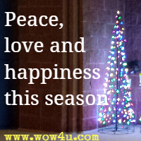 Peace, love and happiness this season